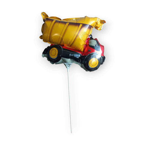 Picture of TRUCK FOIL BALLOON INFLATED WITH STICK - 30 X 24CM